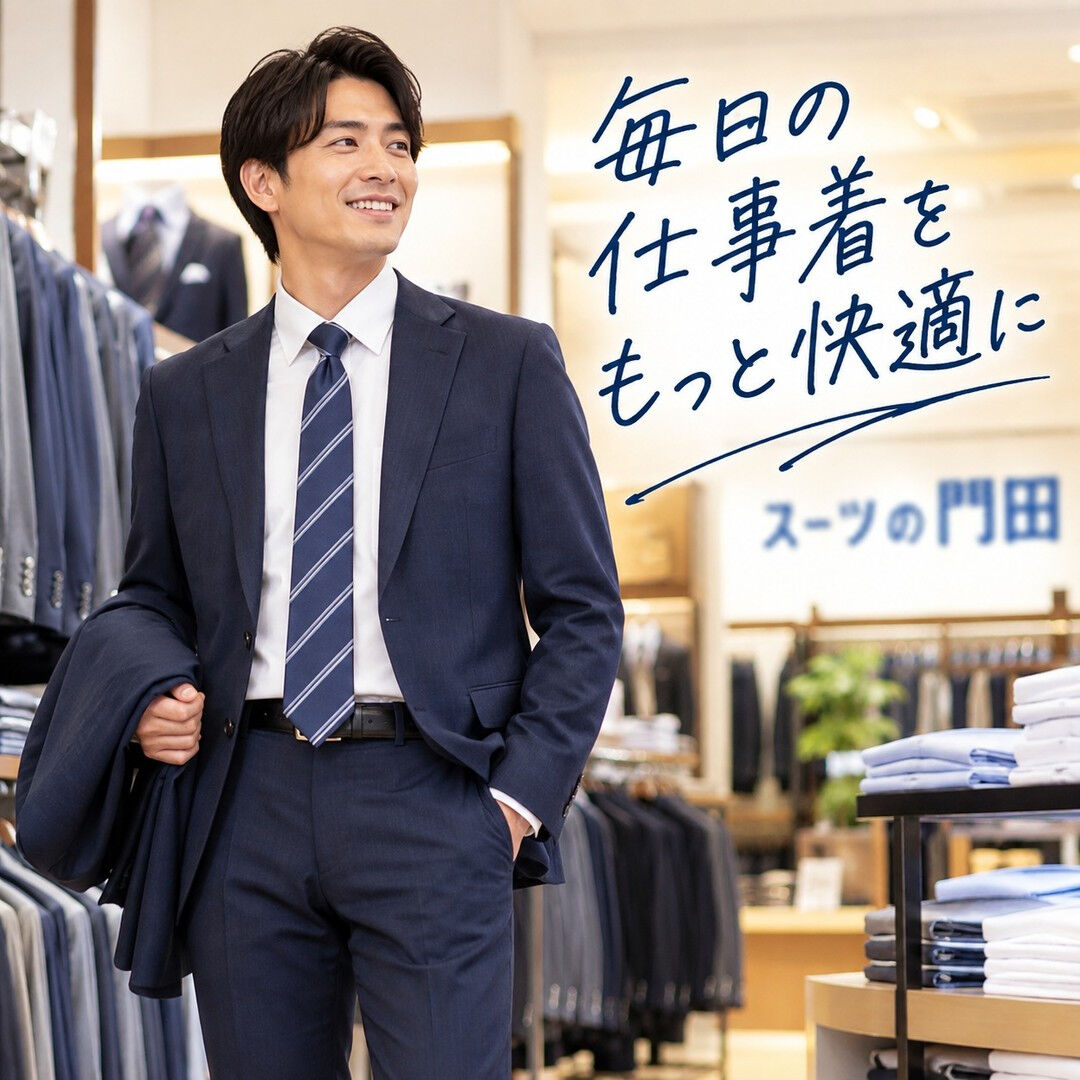 【毎日の仕事着を、もっと快適に】